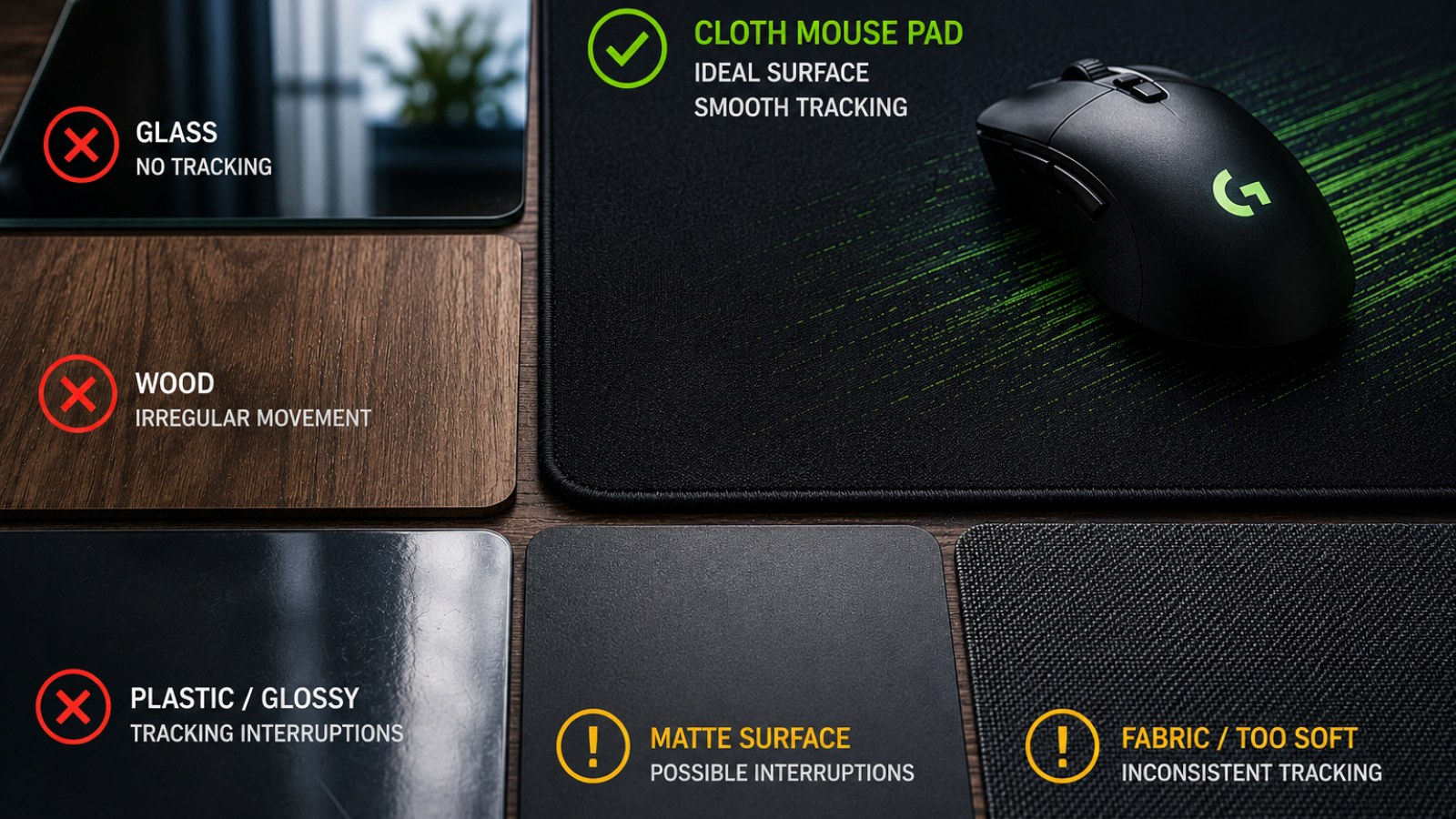 Mouse Not Working on Every Surface? Why Tracking Fails and Which Mouse Pad Works Best