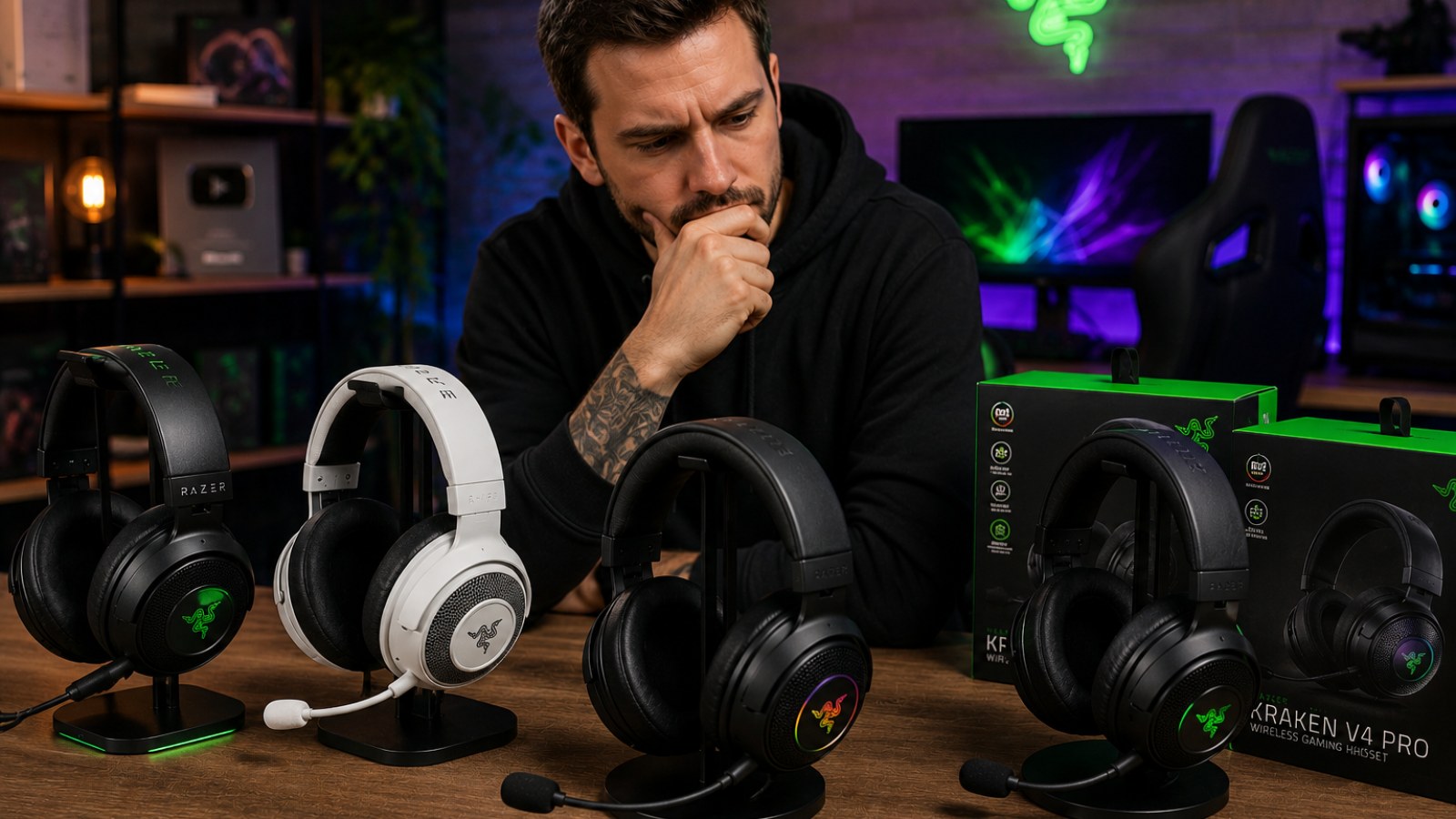 Razer Kraken 雷蛇北海巨妖有什么特点？热门游戏耳机系列解析