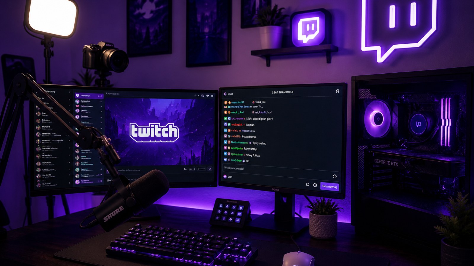 Twitch直播该选什么摄像头？1080p、4K网络摄像头还是微单相机
